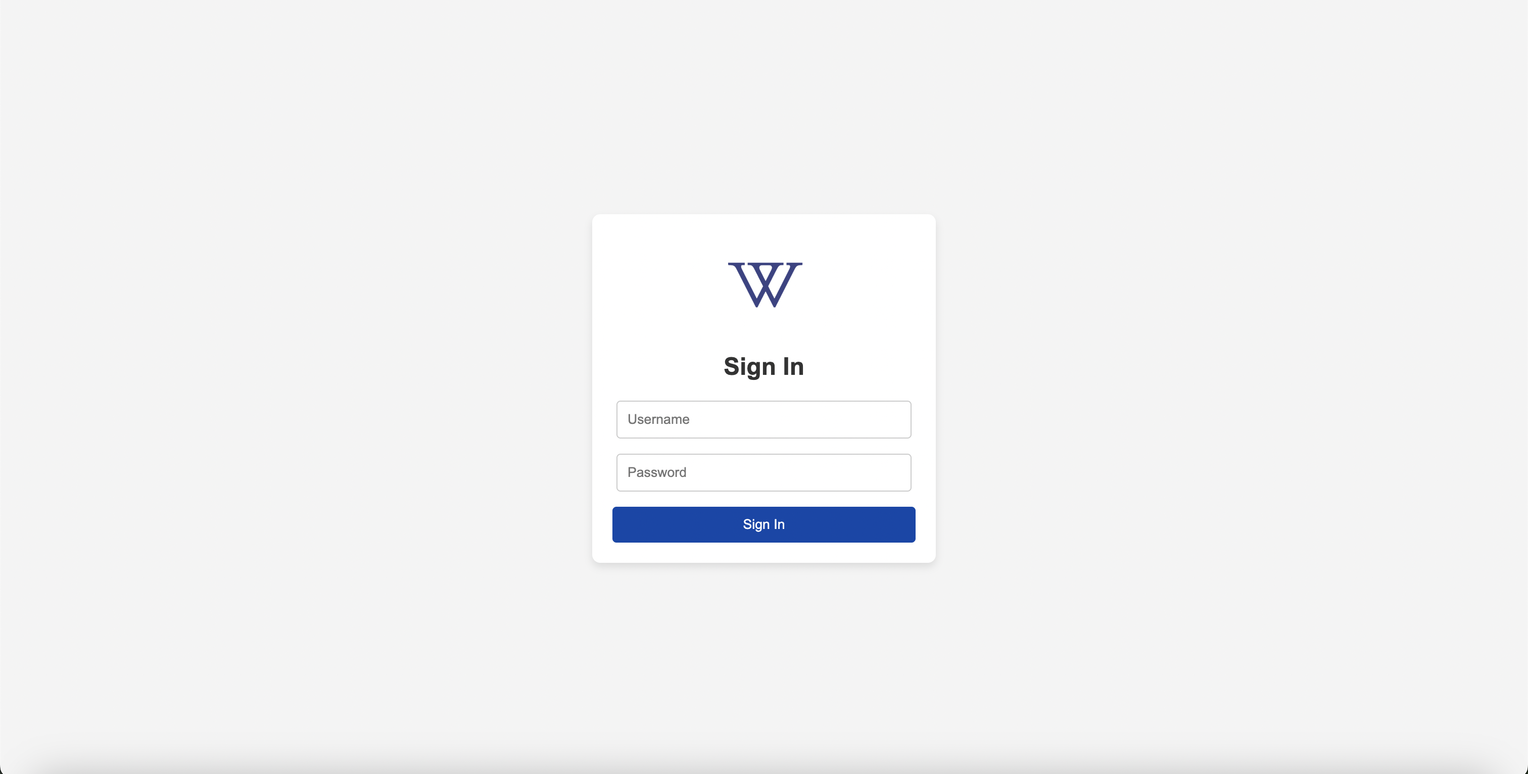Login screen and authenticated dashboard